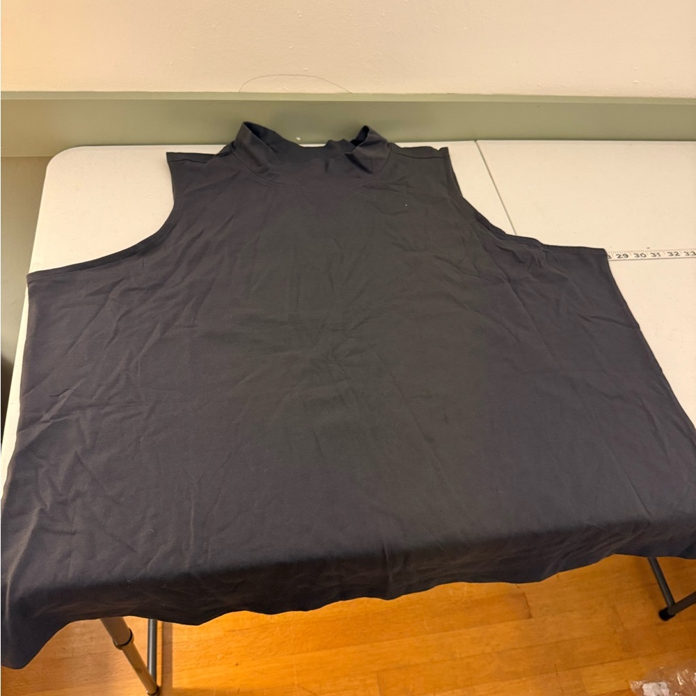 Dark gray Sleeveless Top